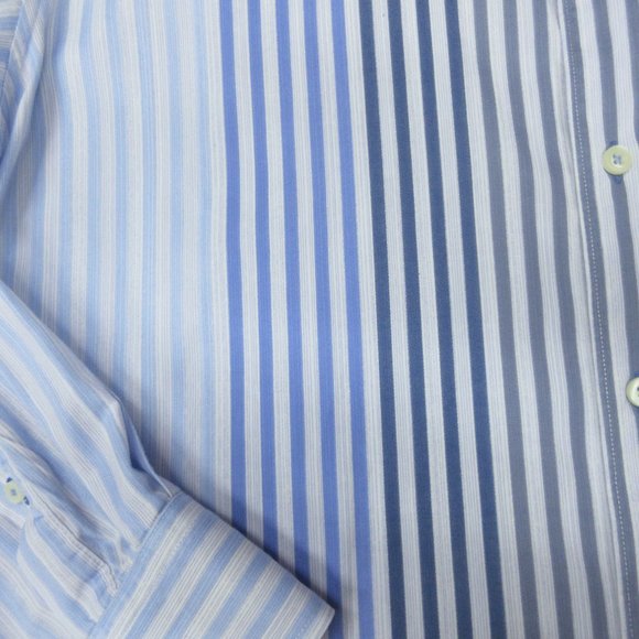 TOMMY BAHAMA REGULAR FIT 100% COTTON SHIRT BLUE - Picture 2 of 4